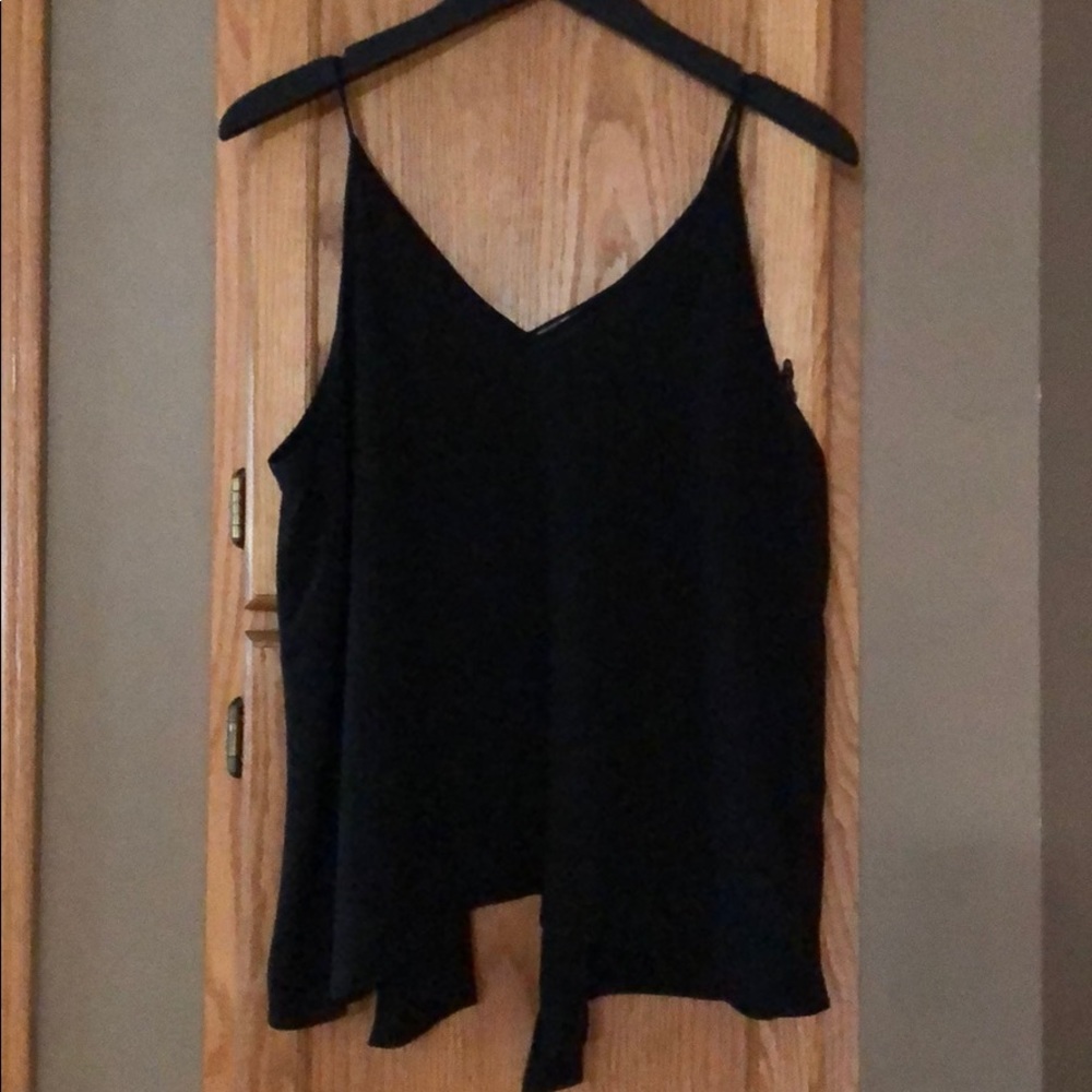 Open back top with cross back